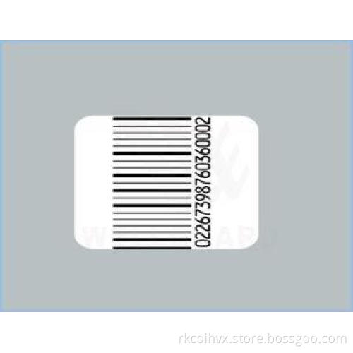 Anti-Theft label , Security Barcode Labels , White EAS Sec